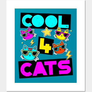 Cool 4 Cats Posters and Art